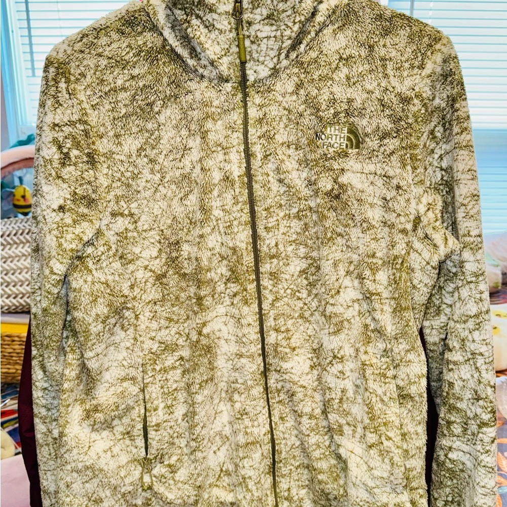 The North Face Olive Green Fleece Jacket